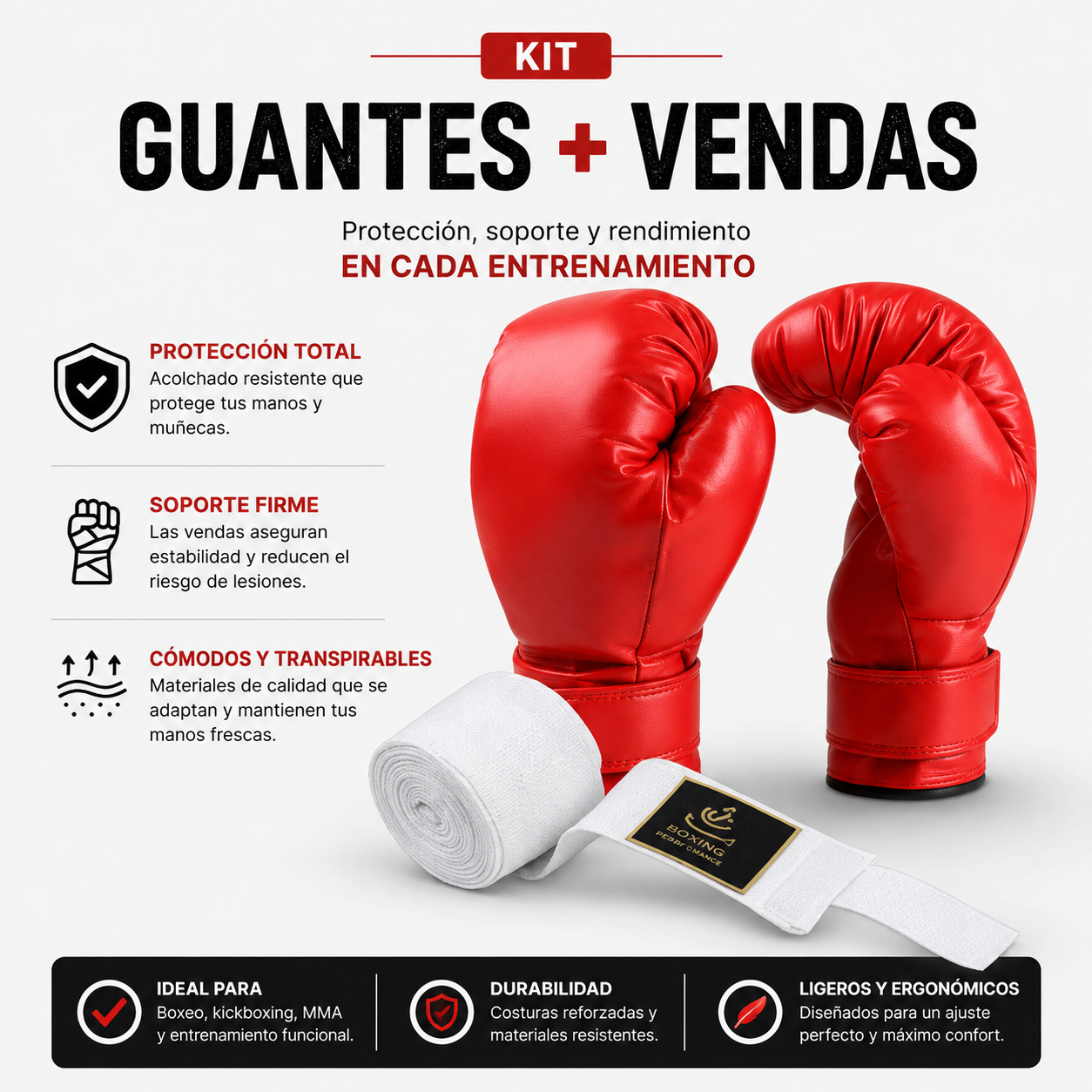 Vendas y Guantes Cowgad™